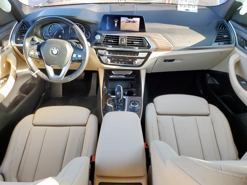 5UXTY3C00L9D42231 - 2020 BMW X3 SDRIVE30I BLUE photo 8