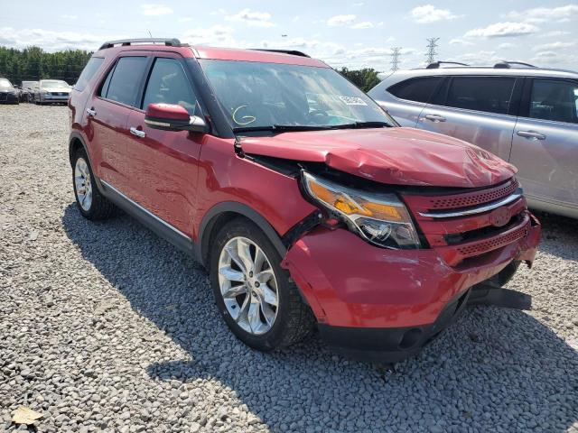 1FMHK7F81CGA40629 - 2012 FORD EXPLORER LIMITED RED photo 1