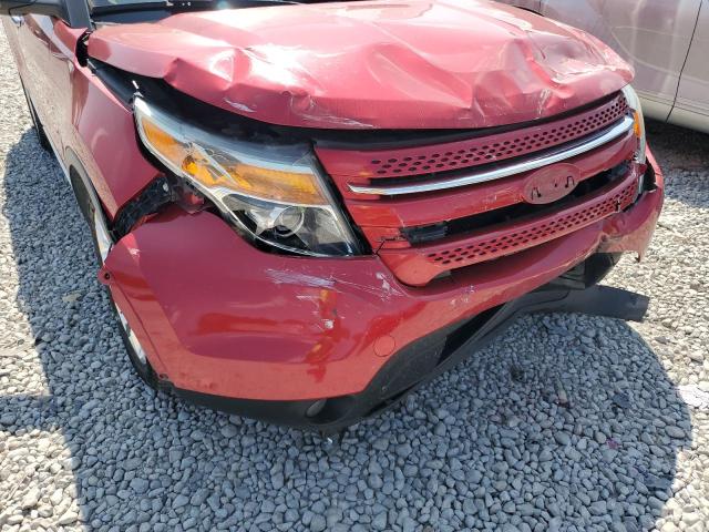 1FMHK7F81CGA40629 - 2012 FORD EXPLORER LIMITED RED photo 9