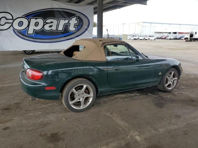 JM1NB353X10213625 - 2001 MAZDA MX-5 MIATA BASE GREEN photo 3