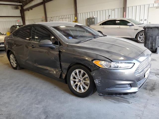 3FA6P0G79GR101904 - 2016 FORD FUSION S GRAY photo 4