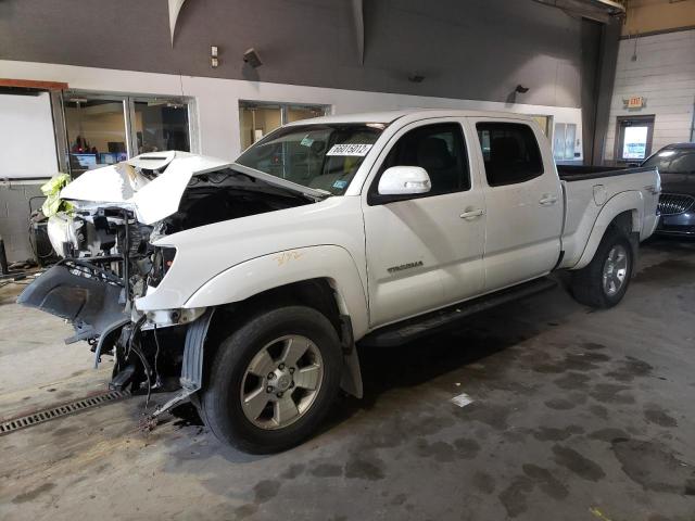 3TMMU4FN9DM062192 - 2013 TOYOTA TACOMA DOUBLE CAB LONG BED WHITE photo 1