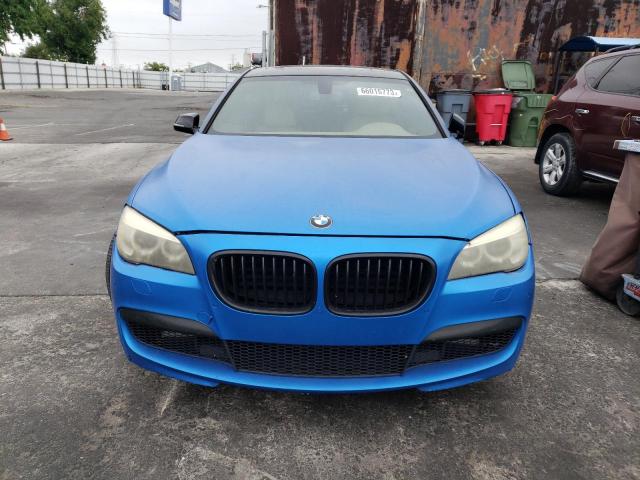 WBAYE8C56DD132833 - 2013 BMW 750 LI BLUE photo 5