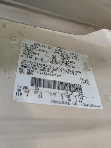 5LMFU27R04LJ23681 - 2004 LINCOLN NAVIGATOR ოქროსფერი ფოტო 13