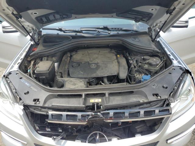 4JGDA5HB6DA174393 - 2013 MERCEDES-BENZ ML 350 4MATIC SILVER photo 12