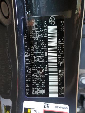 4T1DBADK6SU000654 - 2025 TOYOTA CAMRY XSE ნაცრისფერი ფოტო 12