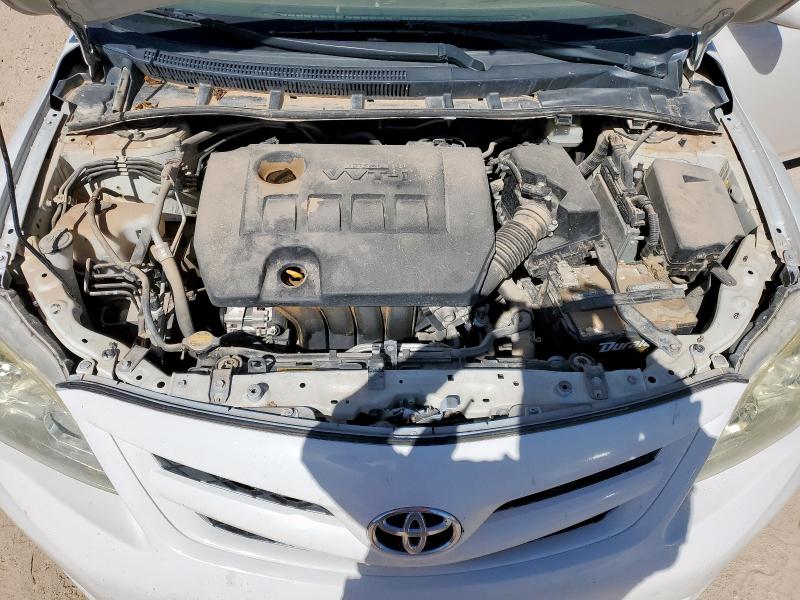 JTDBU4EEXBJ108020 - 2011 TOYOTA COROLLA BASE 白色 照片 11