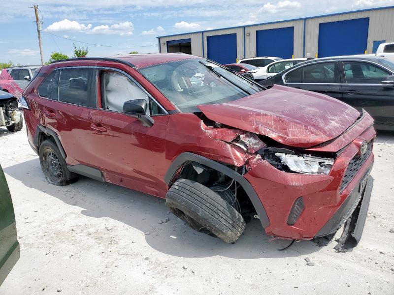 2T3H1RFVXMW129310 - 2021 TOYOTA RAV4 LE RED photo 4