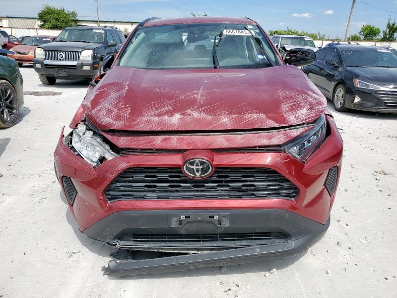 2T3H1RFVXMW129310 - 2021 TOYOTA RAV4 LE RED photo 5