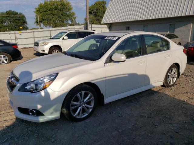 4S3BMCK69D3027038 - 2013 SUBARU LEGACY 2.5I LIMITED WHITE photo 1