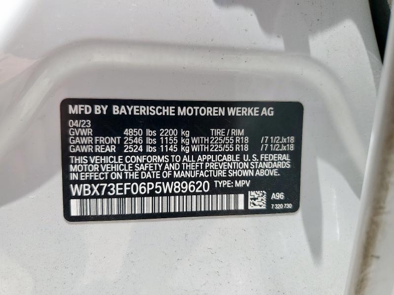 WBX73EF06P5W89620 - 2023 BMW X1 XDRIVE28I თეთრი ფოტო 13