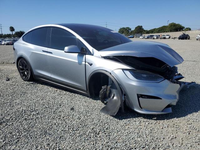 7SAXCBE54SF469332 - 2025 TESLA MODEL X SILVER photo 4