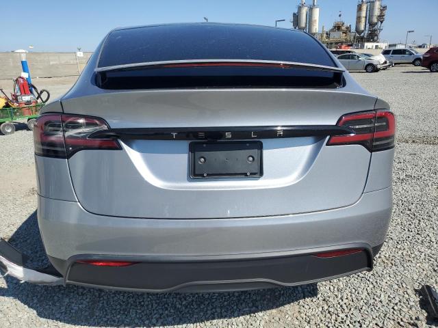 7SAXCBE54SF469332 - 2025 TESLA MODEL X SILVER photo 6