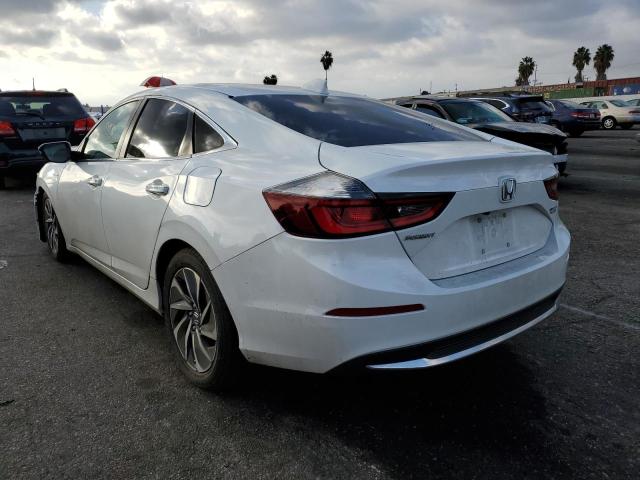 19XZE4F9XKE002807 - 2019 HONDA INSIGHT TOURING WHITE photo 3