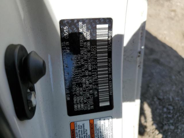 JF1ZNAA13F8710483 - 2015 TOYOTA SCION FR-S 白色 照片 13