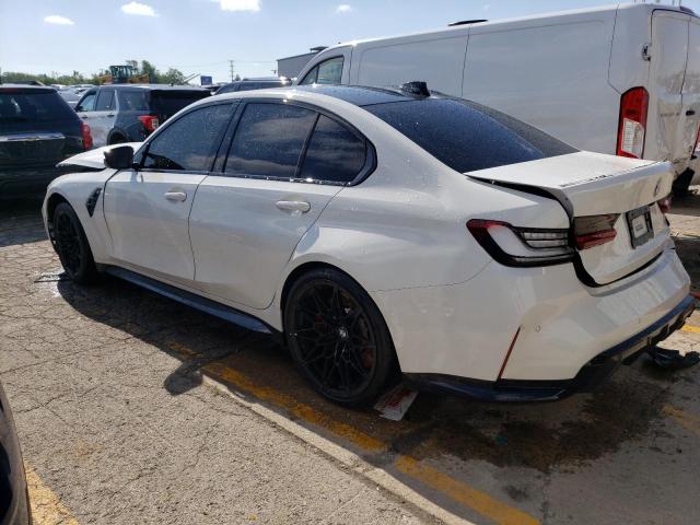 WBS43AY09NFM43859 - 2022 BMW M3 COMPETITION თეთრი ფოტო 2