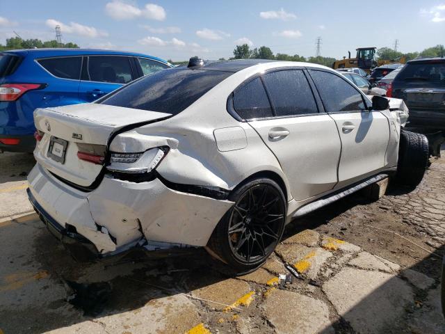 WBS43AY09NFM43859 - 2022 BMW M3 COMPETITION თეთრი ფოტო 3