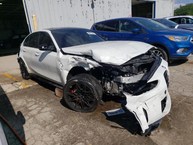WBS43AY09NFM43859 - 2022 BMW M3 COMPETITION თეთრი ფოტო 4