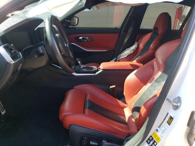 WBS43AY09NFM43859 - 2022 BMW M3 COMPETITION თეთრი ფოტო 7