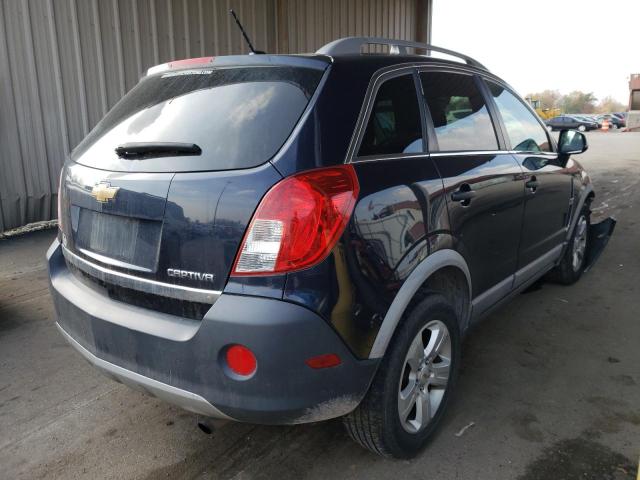 3GNAL2EK2ES636797 - 2014 CHEVROLET CAPTIVA LS BLUE photo 4