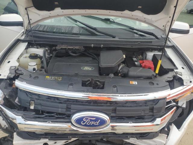 2FMDK3JC5EBB03986 - 2014 FORD EDGE SEL WHITE photo 12