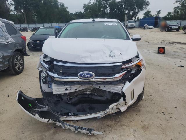 2FMDK3JC5EBB03986 - 2014 FORD EDGE SEL WHITE photo 5