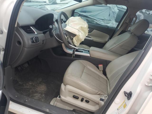 2FMDK3JC5EBB03986 - 2014 FORD EDGE SEL WHITE photo 7