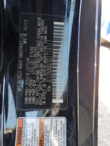 JF1ZNAA17D1718317 - 2013 TOYOTA SCION FR-S 黑色 照片 12