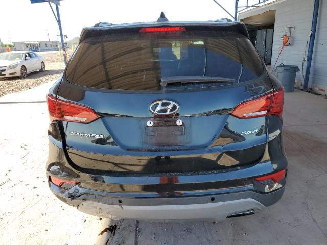 5NMZU3LB7JH097015 - 2018 HYUNDAI SANTA FE S BLACK photo 6