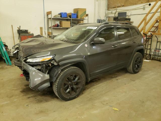 1C4PJMBS6FW503345 - 2015 JEEP CHEROKEE TRAILHAWK SILVER photo 1