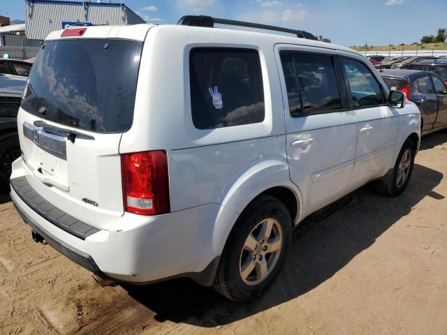 5FNYF4H59BB049940 - 2011 HONDA PILOT EXL WHITE photo 3