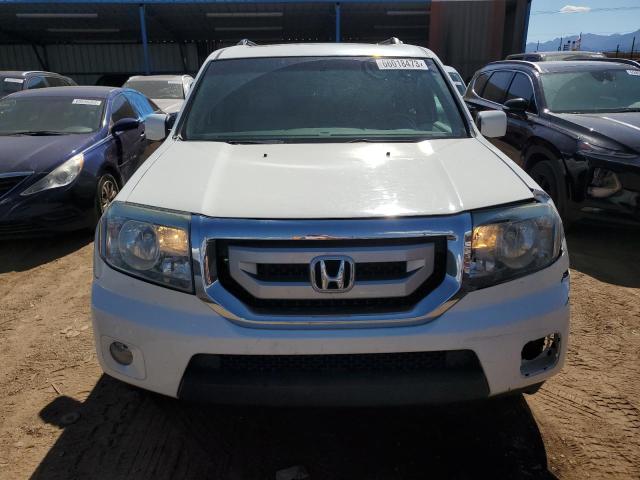 5FNYF4H59BB049940 - 2011 HONDA PILOT EXL WHITE photo 5