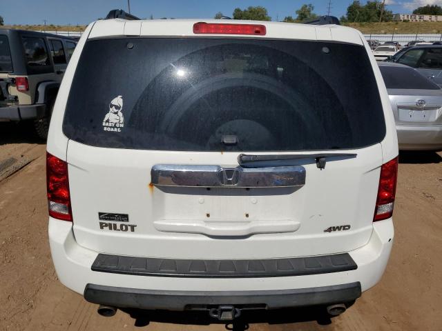 5FNYF4H59BB049940 - 2011 HONDA PILOT EXL WHITE photo 6