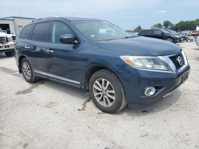 5N1AR2MM5EC606785 - 2014 NISSAN PATHFINDER S 蓝色 照片 4