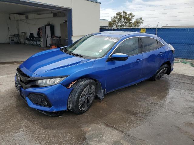SHHFK7H7XJU205664 - 2018 HONDA CIVIC EXL ლურჯი ფოტო 1