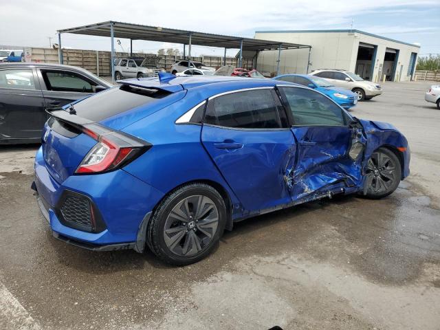 SHHFK7H7XJU205664 - 2018 HONDA CIVIC EXL ლურჯი ფოტო 3