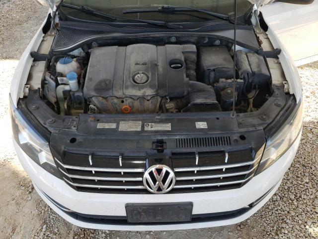 1VWCP7A33CC080033 - 2012 VOLKSWAGEN PASSAT SEL WHITE photo 11