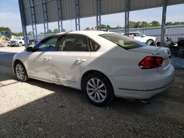 1VWCP7A33CC080033 - 2012 VOLKSWAGEN PASSAT SEL WHITE photo 2