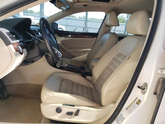 1VWCP7A33CC080033 - 2012 VOLKSWAGEN PASSAT SEL WHITE photo 7