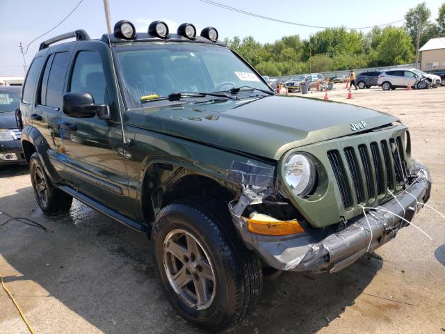 1J4GL38KX6W232733 - 2006 JEEP LIBERTY RENEGADE GREEN photo 4