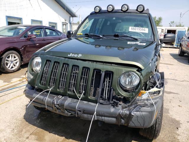 1J4GL38KX6W232733 - 2006 JEEP LIBERTY RENEGADE GREEN photo 5