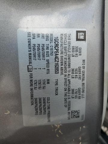 1GCRCPEA4CZ162853 - 2012 CHEVROLET SILVERADO C1500 SILVER photo 13