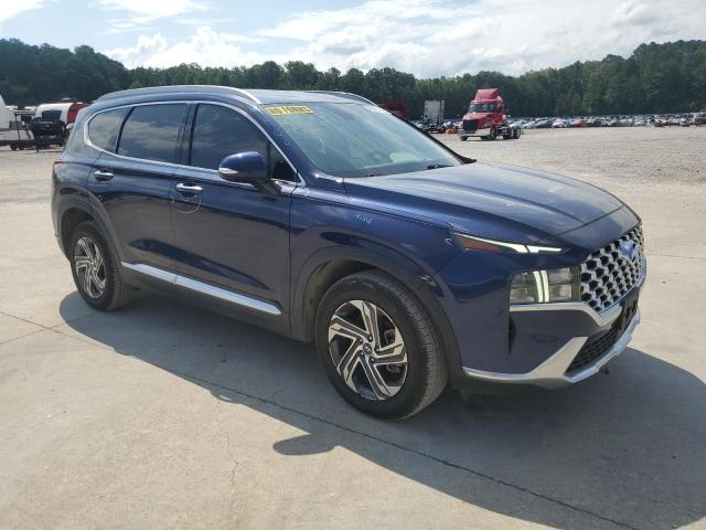 5NMS64AJ4MH303665 - 2021 HYUNDAI SANTA FE SEL BLUE photo 4
