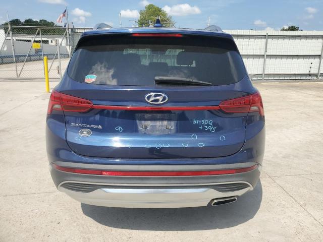 5NMS64AJ4MH303665 - 2021 HYUNDAI SANTA FE SEL BLUE photo 6