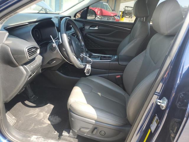 5NMS64AJ4MH303665 - 2021 HYUNDAI SANTA FE SEL BLUE photo 7