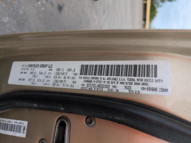 3D7UT2CL4BG523522 - 2011 DODGE RAM 2500 GOLD photo 13