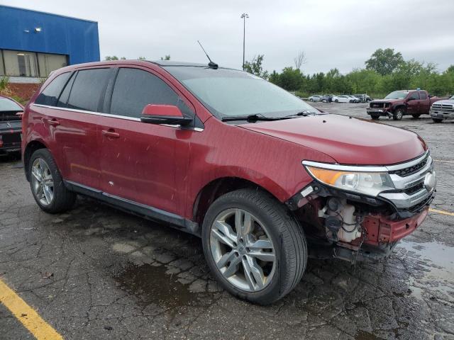 2FMDK4KC1DBB74198 - 2013 FORD EDGE LIMITED RED photo 4