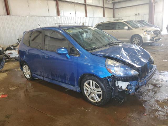 JHMGD38677S025746 - 2007 HONDA FIT S BLUE photo 4