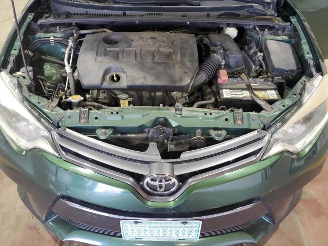 2T1BURHE3GC520727 - 2016 TOYOTA COROLLA L GREEN photo 11