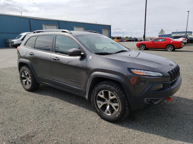 1C4PJMBS7FW648104 - 2015 JEEP CHEROKEE TRAILHAWK GRAY photo 4